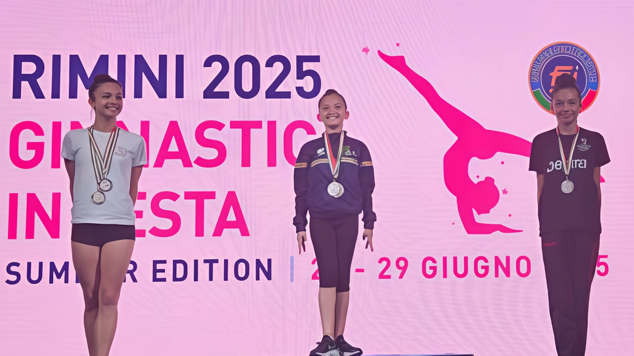 Per Anna Manetti. bronzo nella finale al cerchio