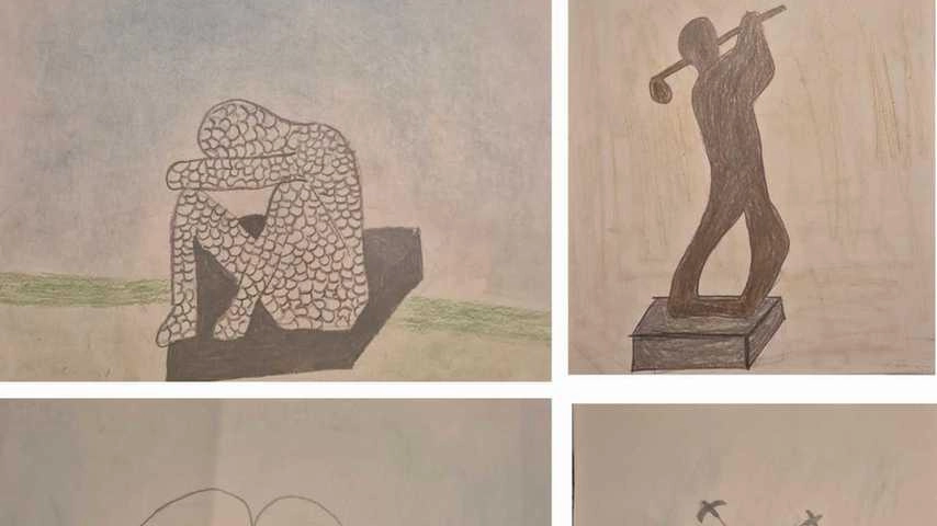 Disegni realizzati da Alex Marcu, Leonardo Goretti, Ariel Tellini, Anastasia De Camillis