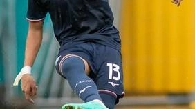 Il difensore Fabio Andrea Ruggeri, 21 anni