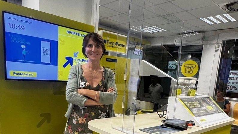 Alessia Bogi direttrice della Filiale di Posteitaliane di Perugia