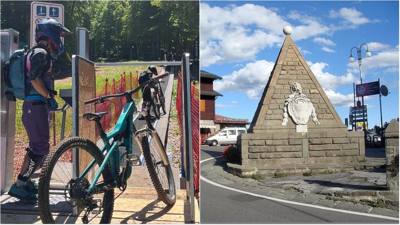 Tanti turisti all'Abetone. Molti di loro scelgono di praticare sport come la mountain bike (Foto di repertorio)