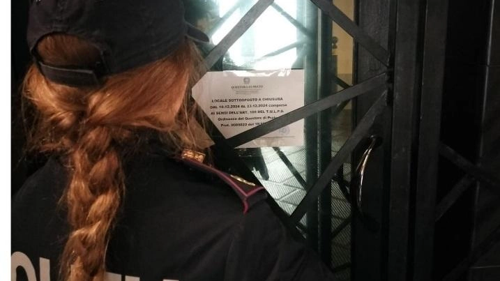 Il locale di via Settesoldi è stato chiuso per cinque giorni, quello di via Torino invece per trenta giorni Il locale di via Settesoldi è stato chiuso per cinque giorni, quello di via Torino invece per trenta giorni