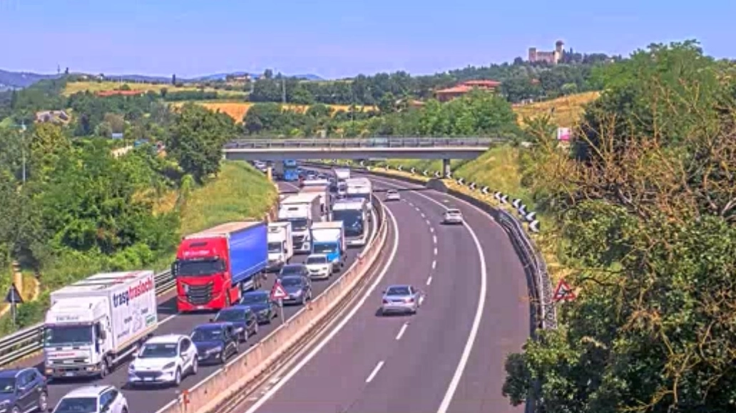 La coda sull'Autostrada del Sole La coda sull'Autostrada del Sole