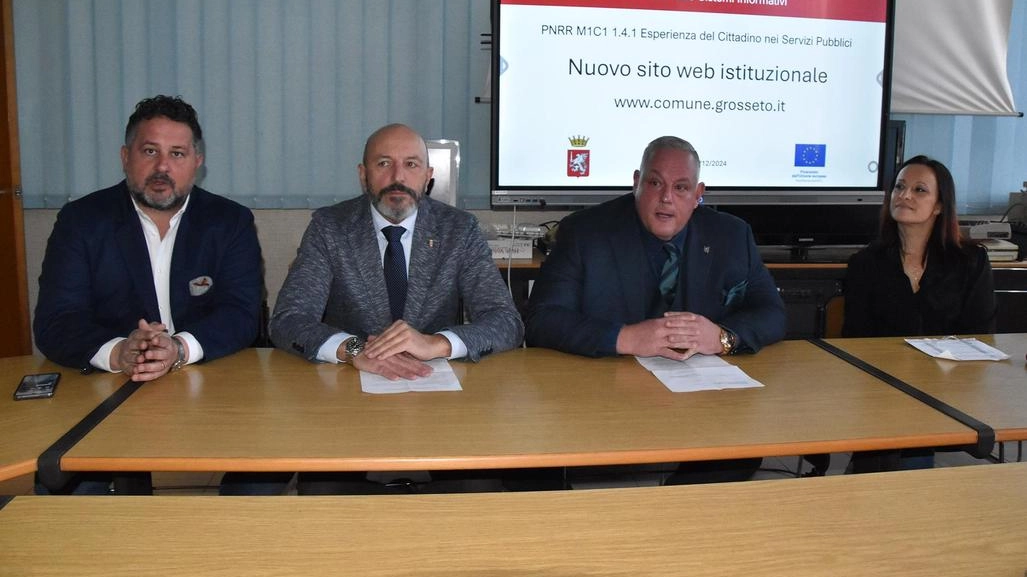 Un momento della presentazione del nuovo sito web del Comune di Grosseto Un momento della presentazione del nuovo sito web del Comune di Grosseto