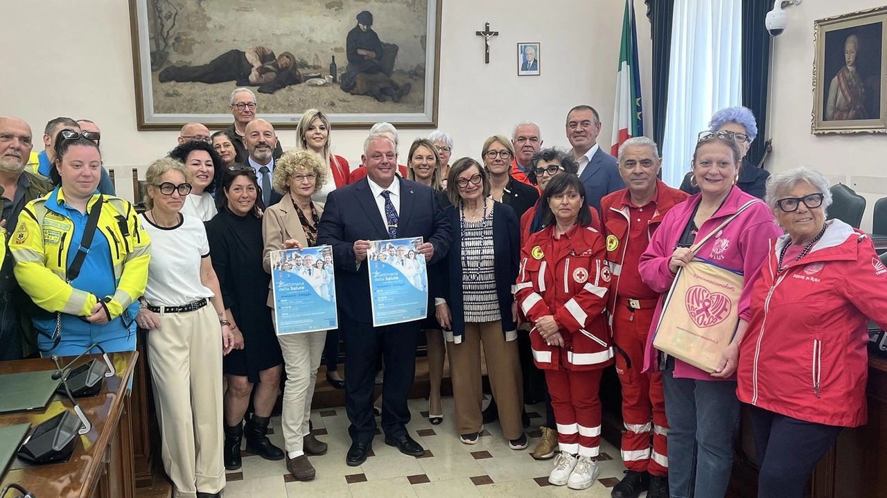 Ieri nella sala del consiglio comunale la presentazione dell’iniziativa (foto Aprili)