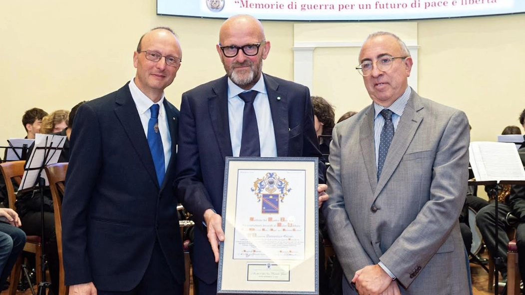 Istituto del Nastro Azzurro - Emblema Araldico a Domenico Giani