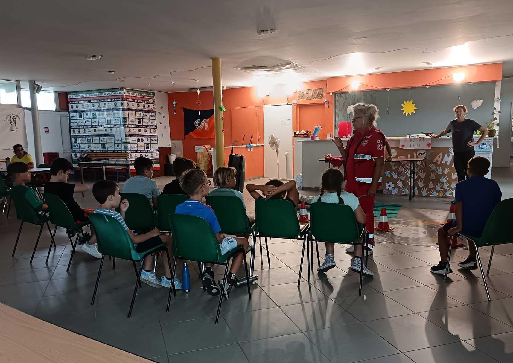 ’Giochi sul prato’ coi volontari della Croce Rossa ad Albiano