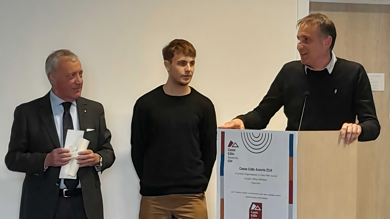 Un momento della cerimonia di premiazione Un momento della cerimonia di premiazione