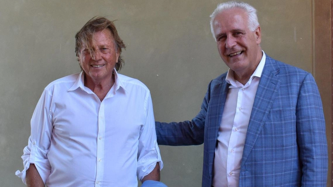 Il presidente del Parco Lorenzo Bani assieme al presidente regionale Eugenio Giani