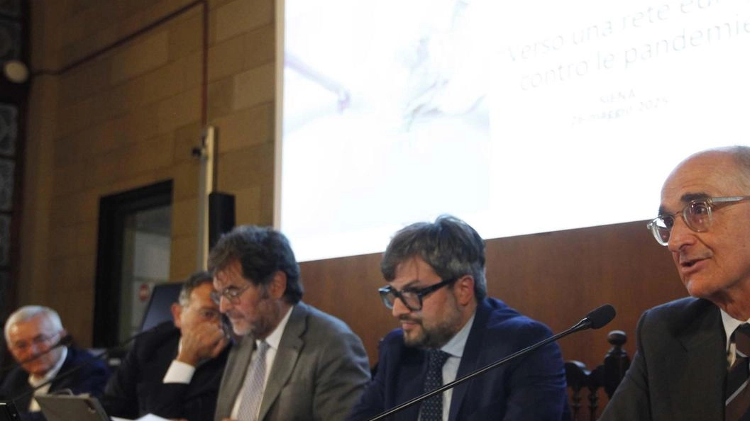 La presentazione del Biotecnopolo nella Sala delle Lupe La presentazione del Biotecnopolo nella Sala delle Lupe