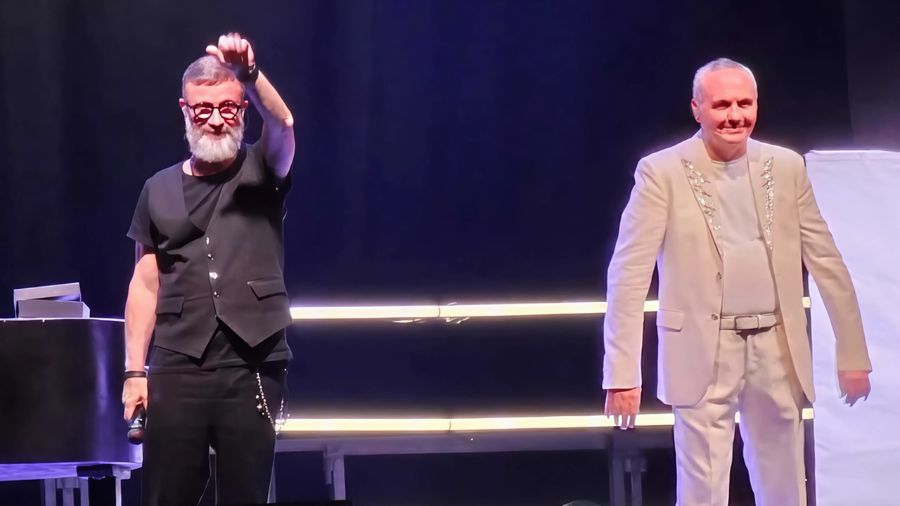 Un momento dello show «Masini Vs Panariello-Il ritorno» Un momento dello show «Masini Vs Panariello-Il ritorno»