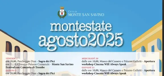 Monte San Savino: un’estate da vivere tra musica, cultura e tradizione