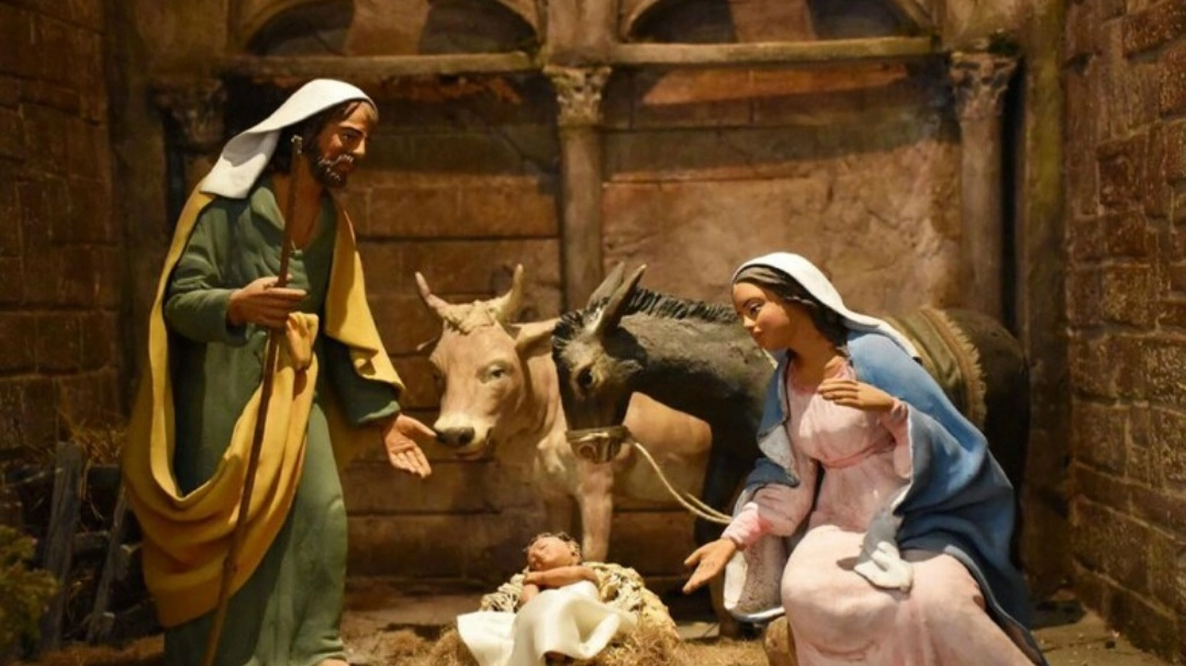 Presepe (foto da Ansa)