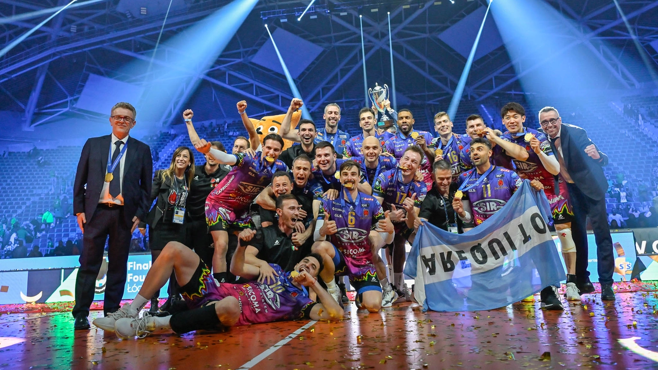 Il successo della Sir Perugia Il successo della Sir Perugia