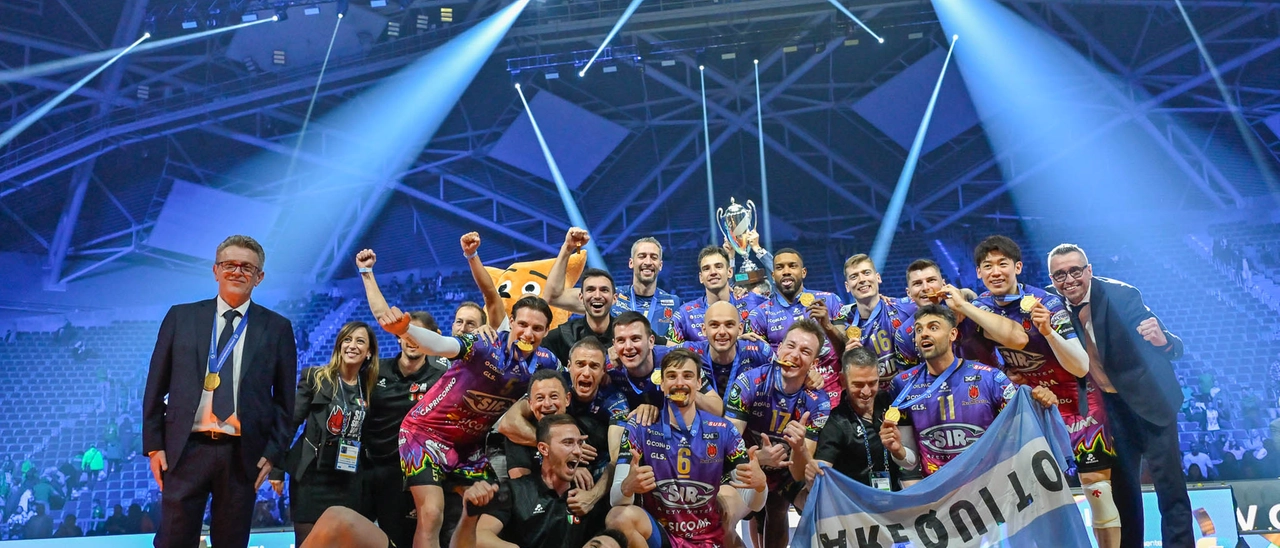 Sir Perugia vince la Champions: La Nazione regala in edicola il poster dei campioni d’Europa