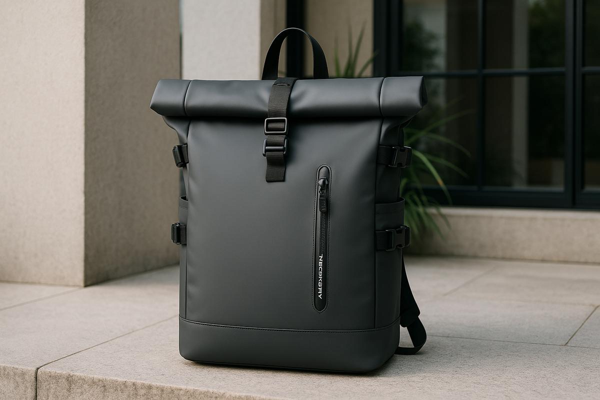 proteggi il tuo laptop dalla pioggia con questo zaino rolltop a meno di 45 euro