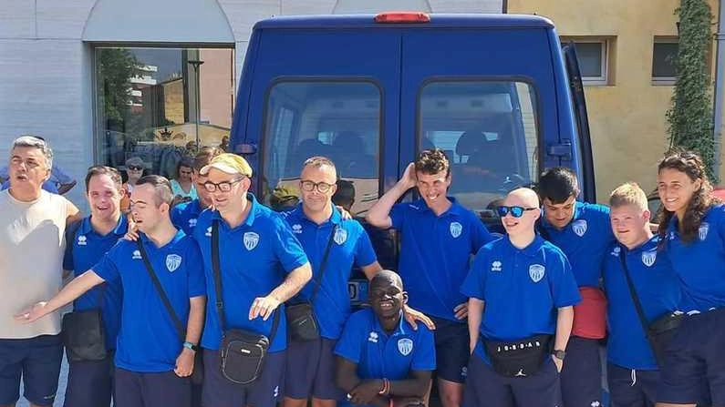 La squadra dell’Associazione Italiana Persone Down di Pisa a Cutigliano La squadra dell’Associazione Italiana Persone Down di Pisa a Cutigliano