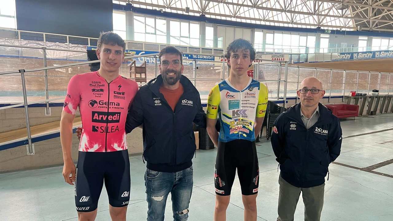 Da sx Matteoli, Maggiore, Menici e Lapucci a Montichiari