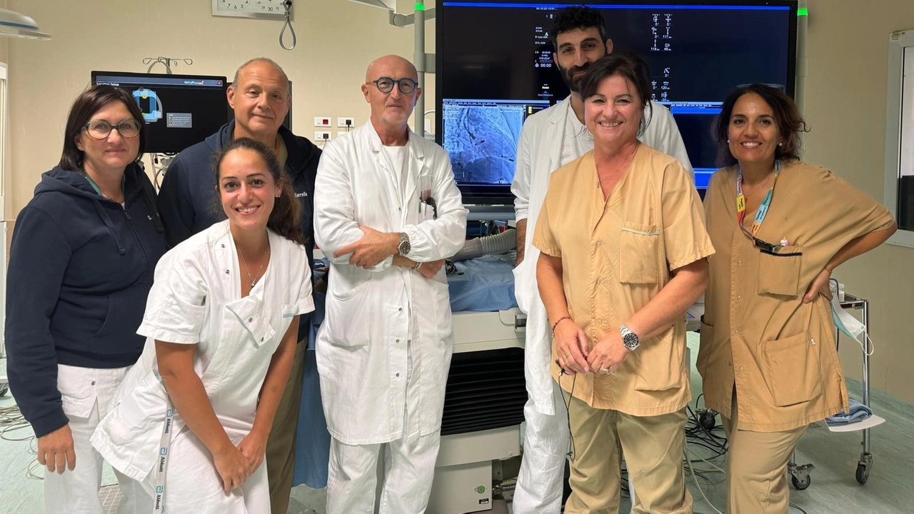 La squadra di Cardiologia del Noa La squadra di Cardiologia del Noa