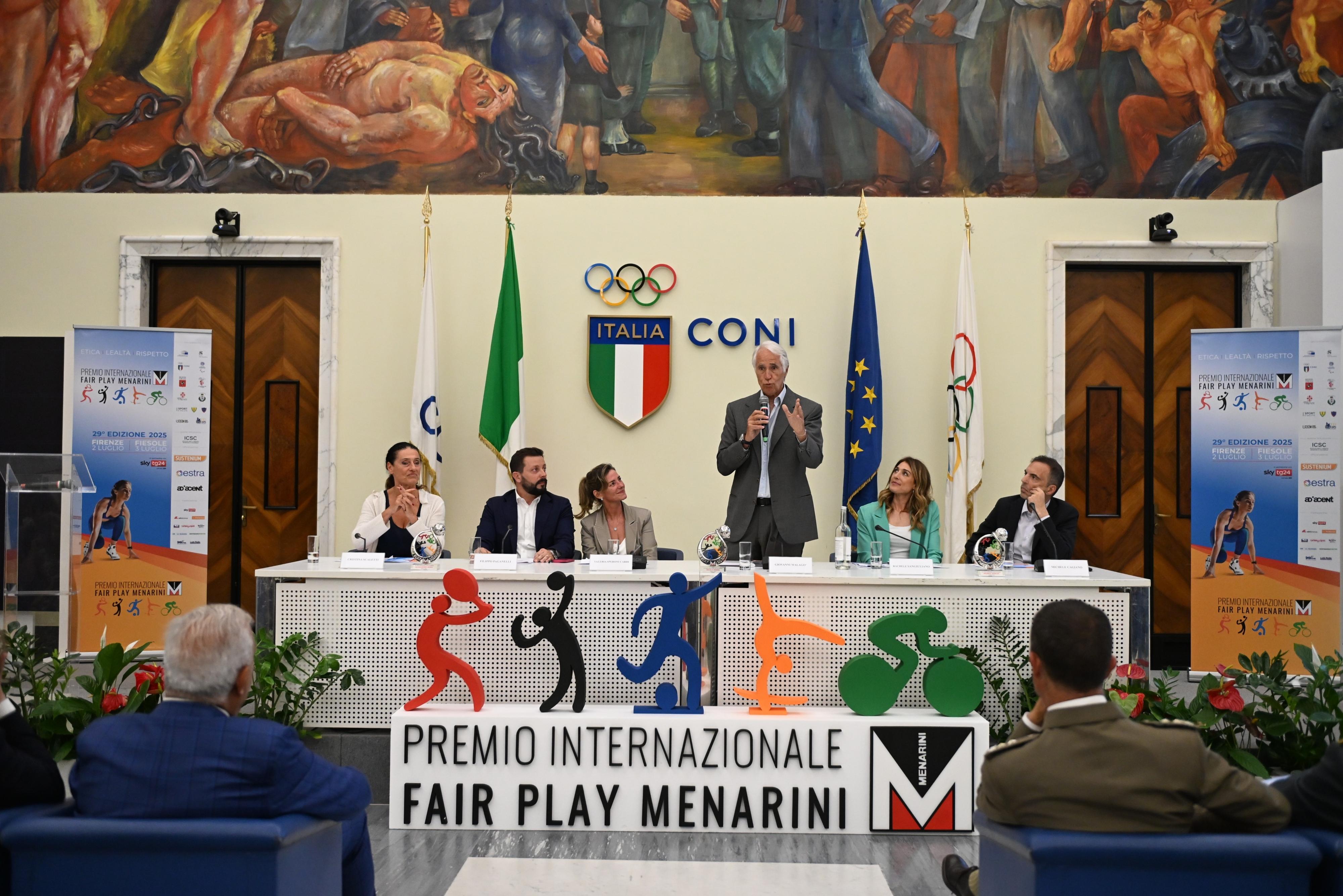 premio internazionale fair play menarini con l8217annuncio dei nuovi campioni al coni prende il via all8217edizione 2025