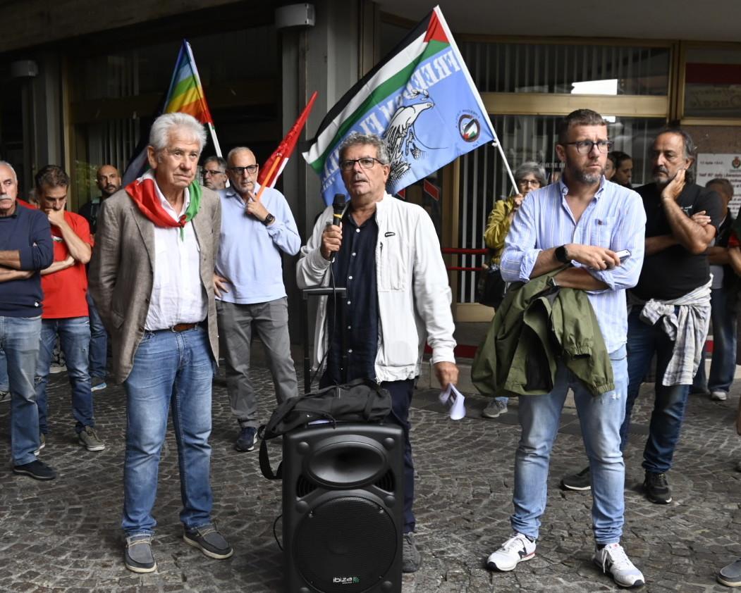 Nuovo presidio per Gaza. Solidarietà di Cgil e Fuorifuoco per la Global Sumud Flotilla