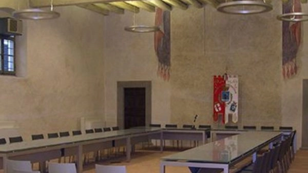 La sala del consiglio di Terranuova La sala del consiglio di Terranuova