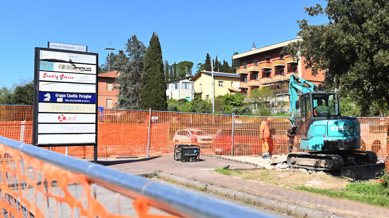 I cantieri del metrobus, che collegherà Castel del Piano a Fontivegge, creano parecchi disagi ai cittadini di San Sisto I cantieri del metrobus, che collegherà Castel del Piano a Fontivegge, creano parecchi disagi ai cittadini di San Sisto