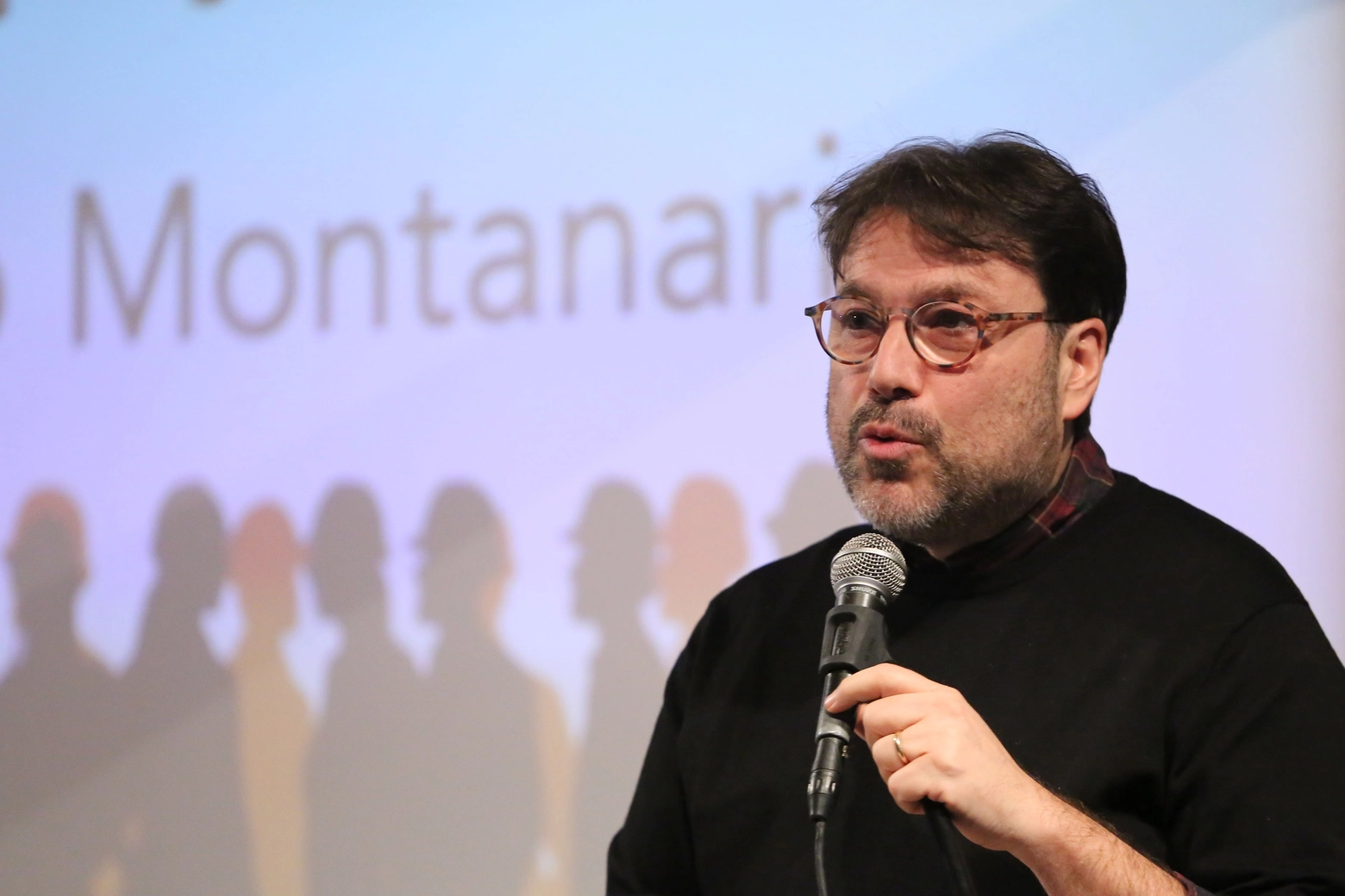 Tomaso Montanari, rettore dell'Università per Stranieri di Siena (Foto Marco Mori / New Press Photo)