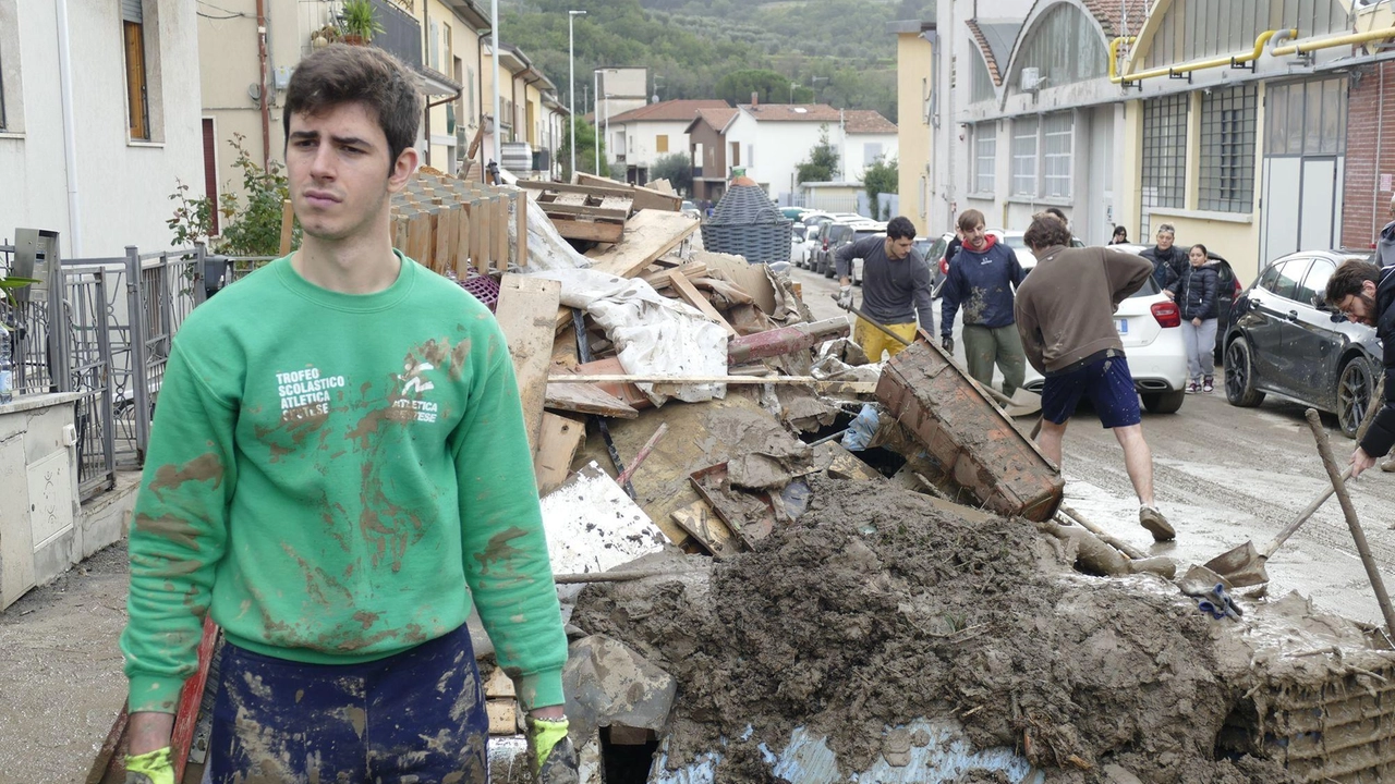 Una immagine dell’alluvione di novembre 2023 Una immagine dell’alluvione di novembre 2023