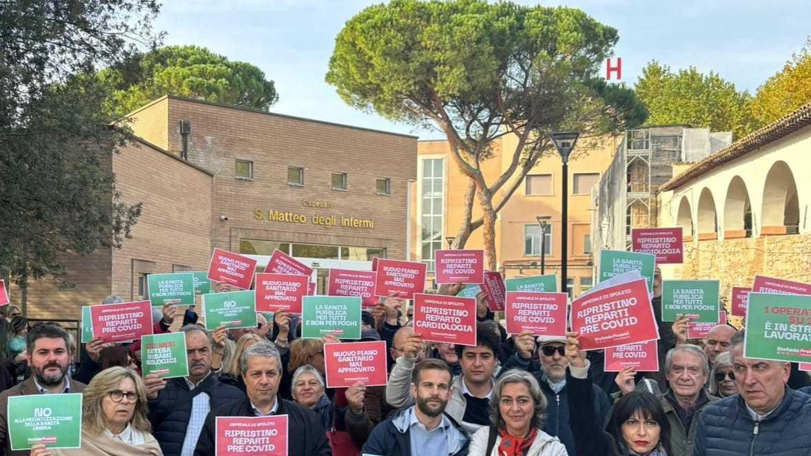 Solo pochi giorni fa era stata organizzata una manifestazione a difesa dell’ospedale San Matteo degli Infermi di Spoleto Solo pochi giorni fa era stata organizzata una manifestazione a difesa dell’ospedale San Matteo degli Infermi di Spoleto