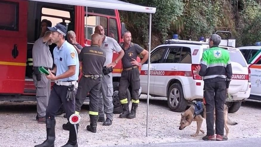Le ricerche di Daniele Lucchesi anche ieri sono proseguite senza sosta Le ricerche di Daniele Lucchesi anche ieri sono proseguite senza sosta