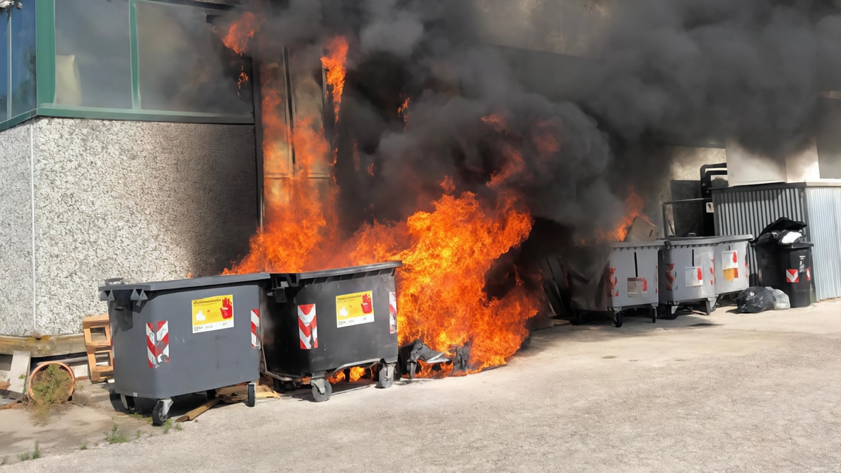 Incendio ieri pomeriggio nel deposito nella zona industriale alle porte di Camucia . Mobilitate squadre dei vigili del fuoco. Danni ingenti, non si esclude la pista dolosa . Incendio ieri pomeriggio nel deposito nella zona industriale alle porte di Camucia . Mobilitate squadre dei vigili del fuoco. Danni ingenti, non si esclude la pista dolosa .