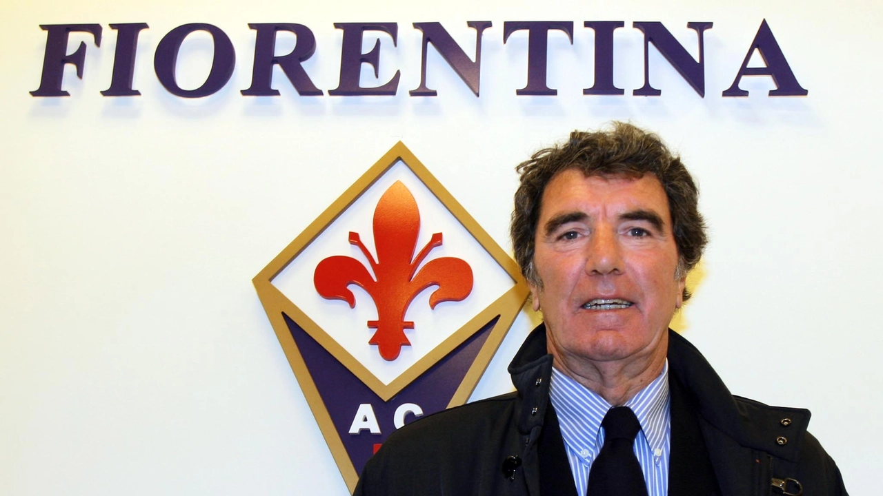Zoff quando era allenatore della Fiorentina