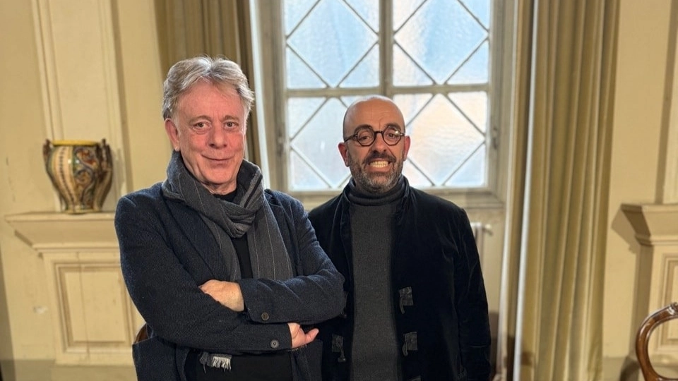 Diego Fiorini e Marco Tutino, presidente della Fondazione e direttore artistico Diego Fiorini e Marco Tutino, presidente della Fondazione e direttore artistico