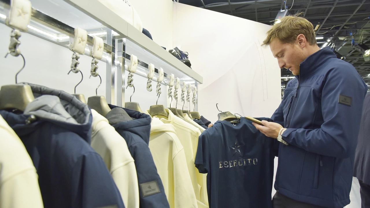 La presentazione della collezione con le stellette a Pitti La presentazione della collezione con le stellette a Pitti