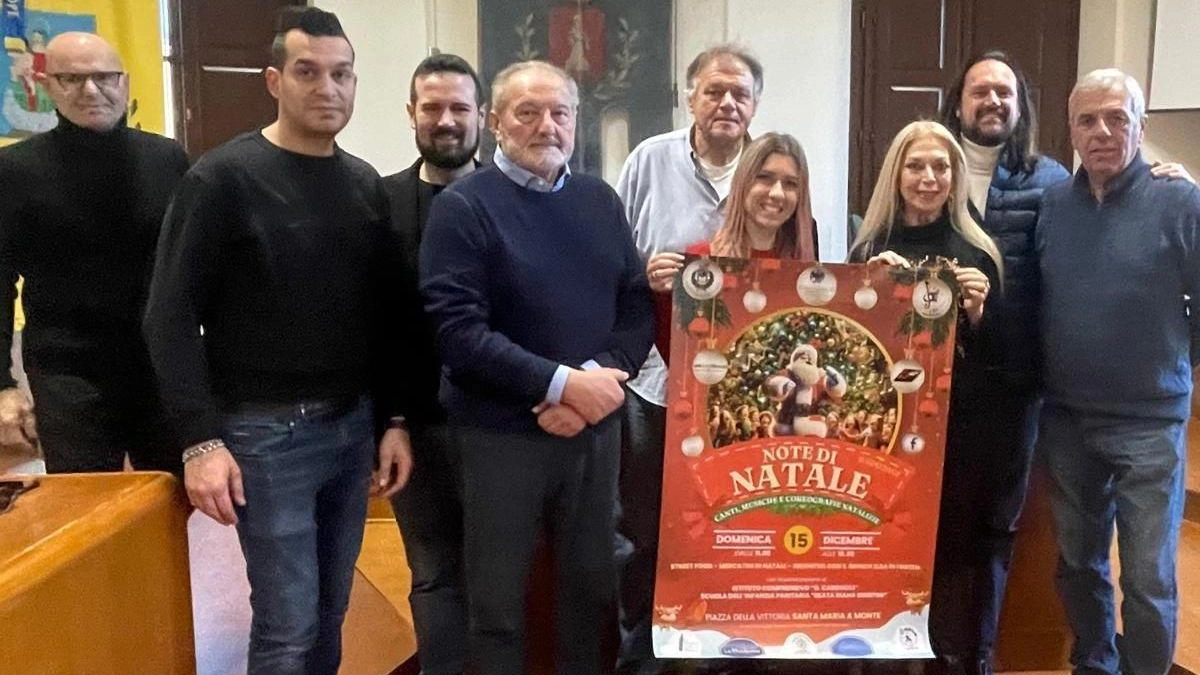 I partecipanti alla conferenza stampa di presentazione di «Note di Natale» I partecipanti alla conferenza stampa di presentazione di «Note di Natale»