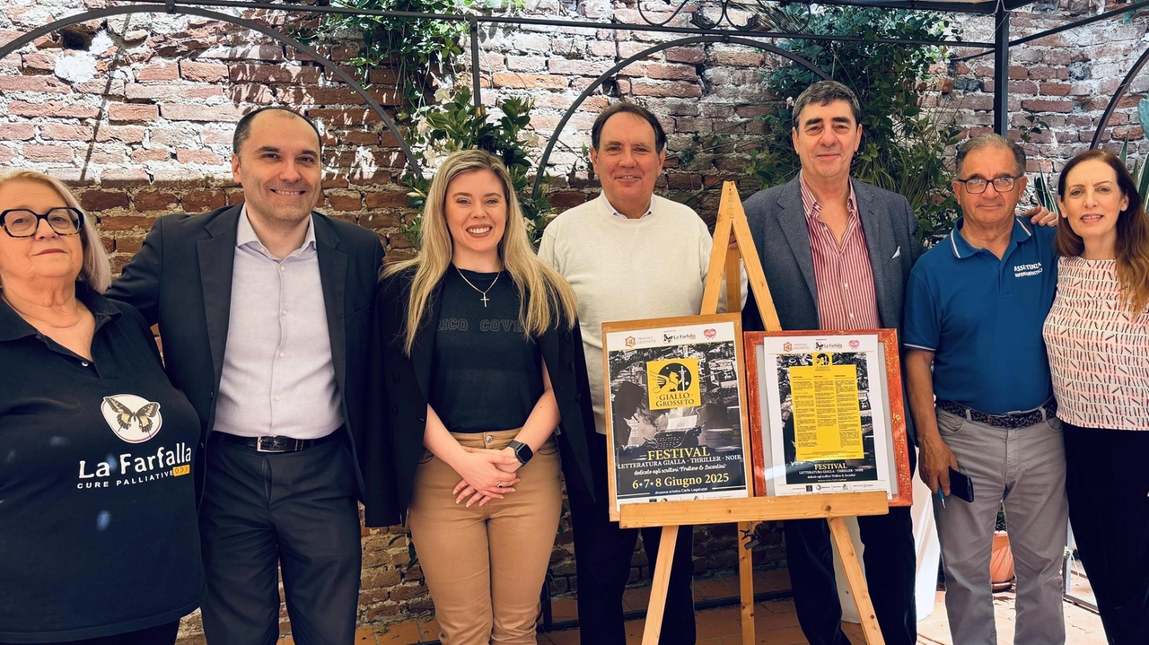 Un momento della presentazione dell’iniziativa Festival Giallo Grosseto Un momento della presentazione dell’iniziativa Festival Giallo Grosseto