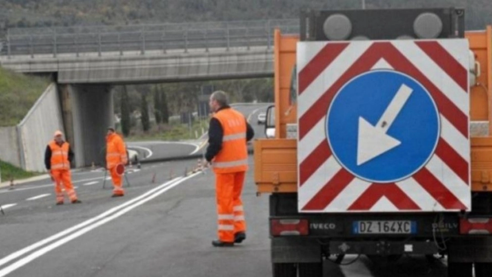 Lavori in autostrada (foto di repertorio)