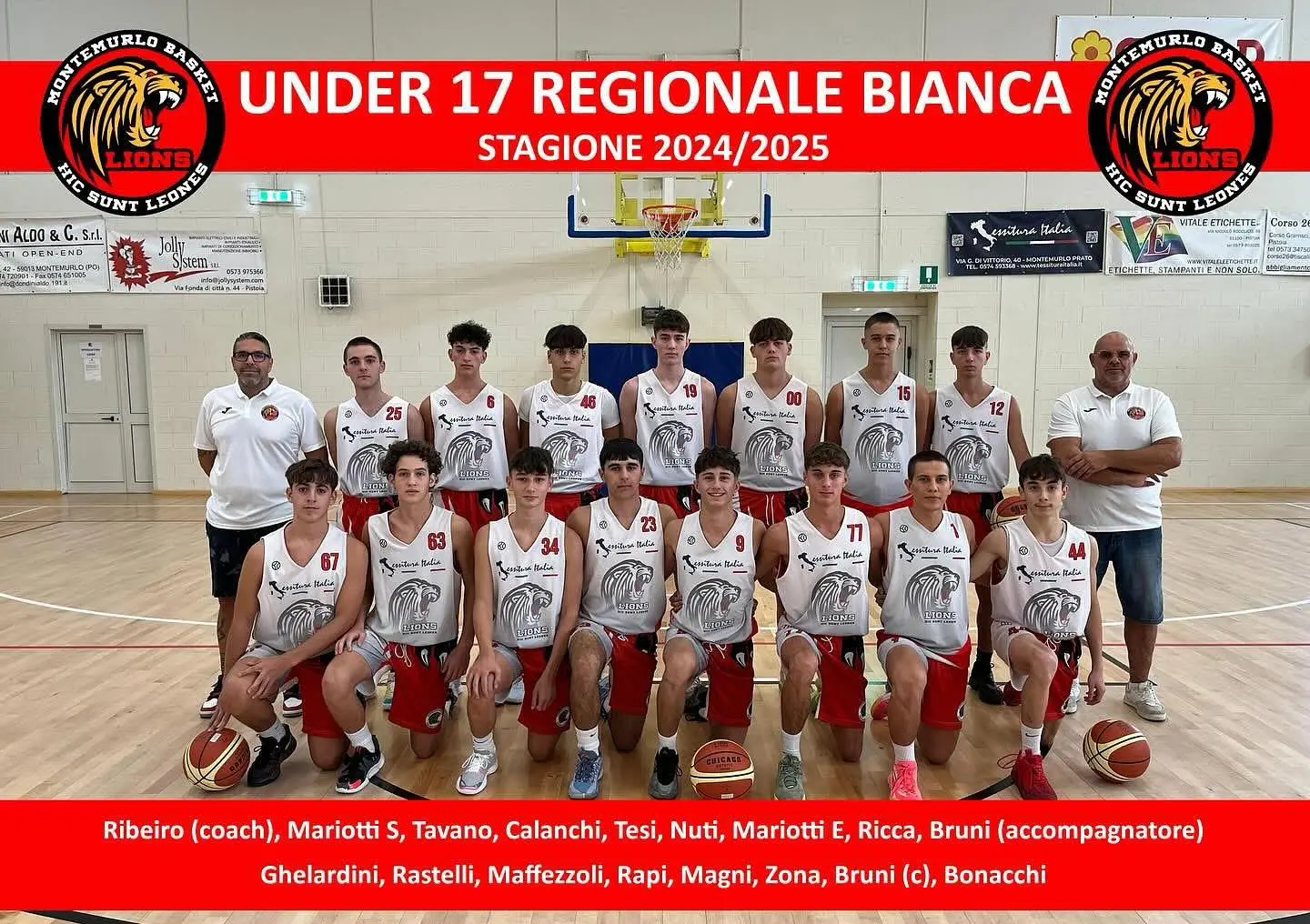 Lions Montemurlo, l’Under 17 vola alla Final Four regionale