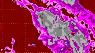 Il caldo record visto nei modelli del Consorzio Lamma
