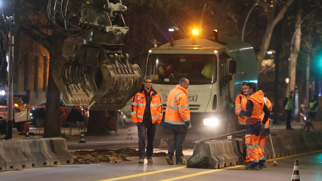 tramvia firenze in viale matteotti partito il maxi cantiere lungo 600 metri