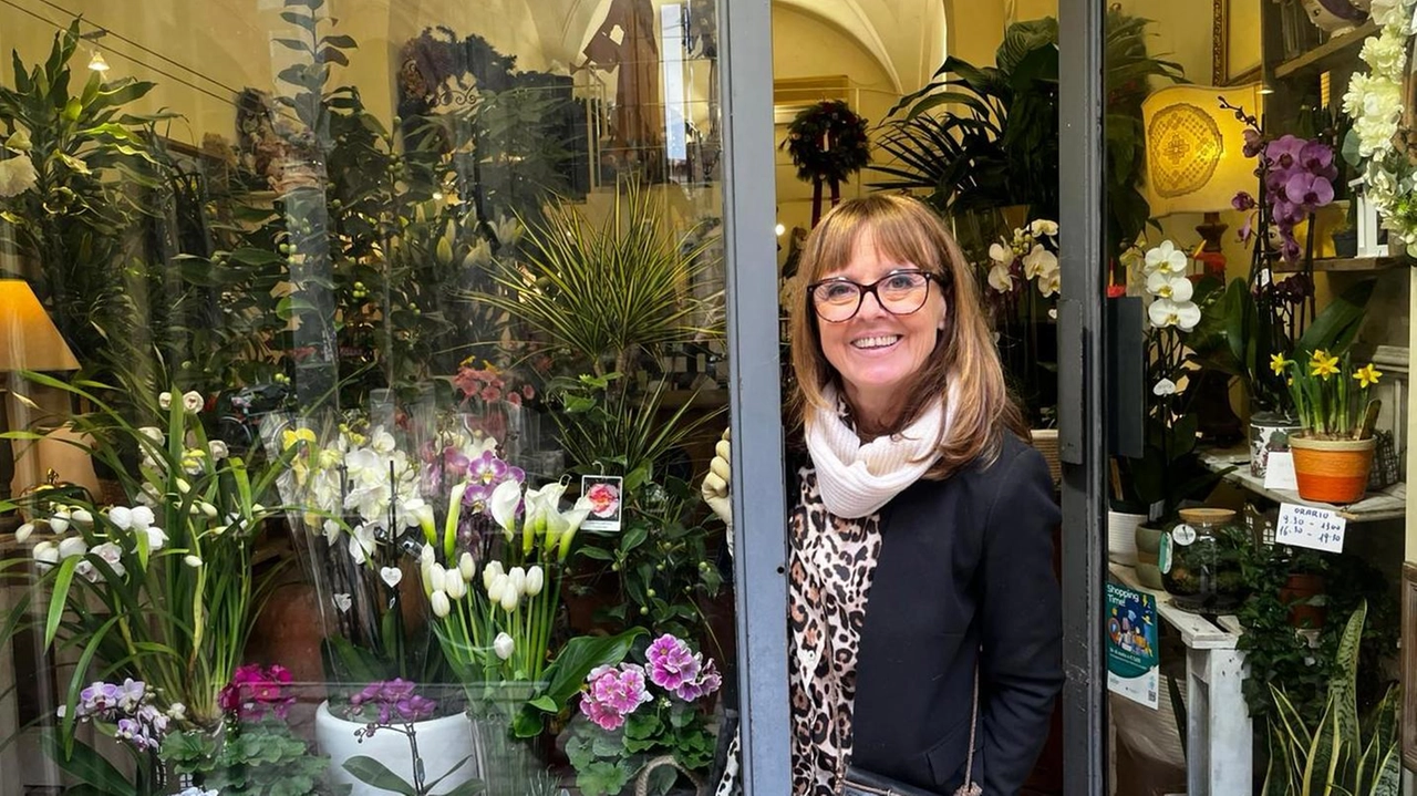 La proprietaria di FlorArt, Nicoletta Spadi La proprietaria di FlorArt, Nicoletta Spadi