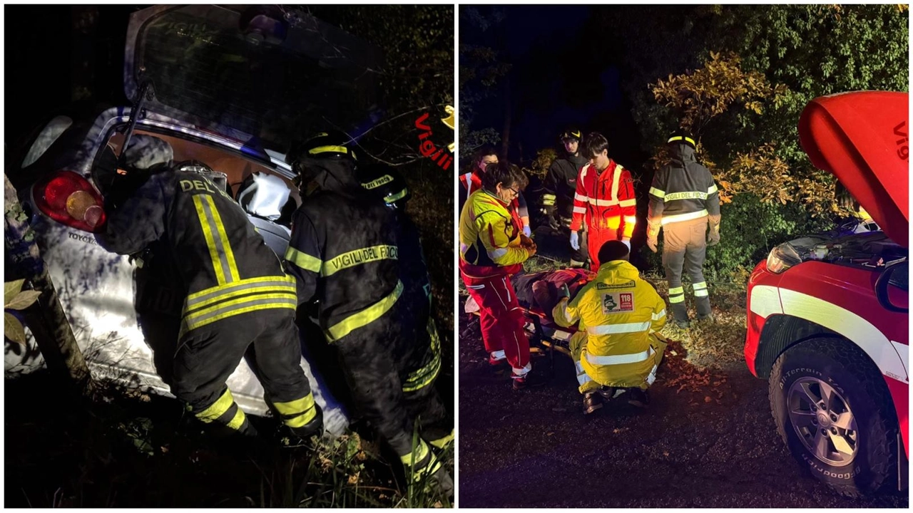 Incidente stradale nella notte in Umbria Incidente stradale nella notte in Umbria