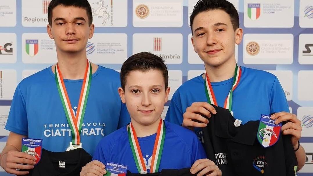 Ciatt Prato trionfa ai Campionati Italiani Giovanili di Tennistavolo Ciatt Prato trionfa ai Campionati Italiani Giovanili di Tennistavolo