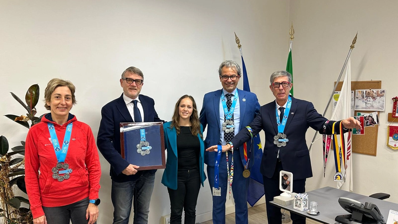 il Comune festeggia gli atleti fiorentini che hanno conquistato la Six star medal il Comune festeggia gli atleti fiorentini che hanno conquistato la Six star medal