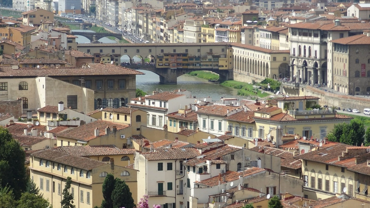 Una veduta di Firenze Una veduta di Firenze