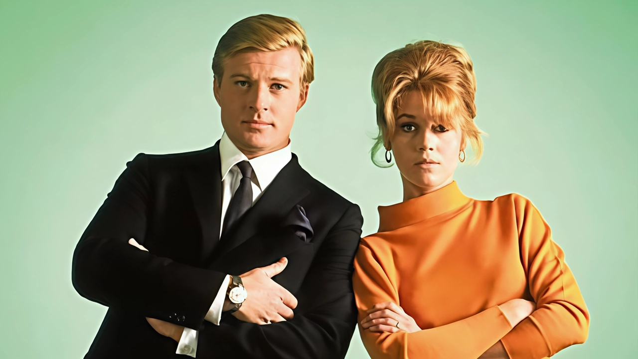 Robert Redford e Jane Fonda, stelle del film «A piedi nudi nel parco» Robert Redford e Jane Fonda, stelle del film «A piedi nudi nel parco»