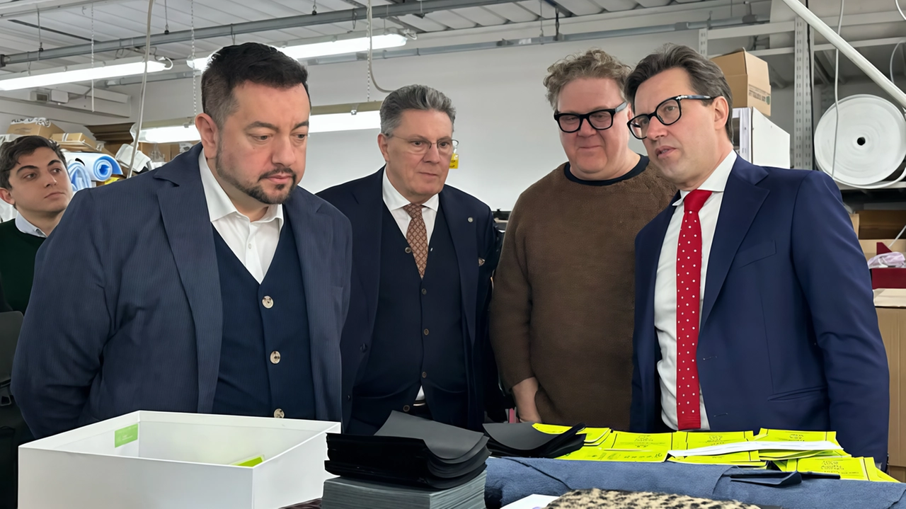 Francesco Torselli e Dario Nardella durante l’incontro di ieri a Scandicci