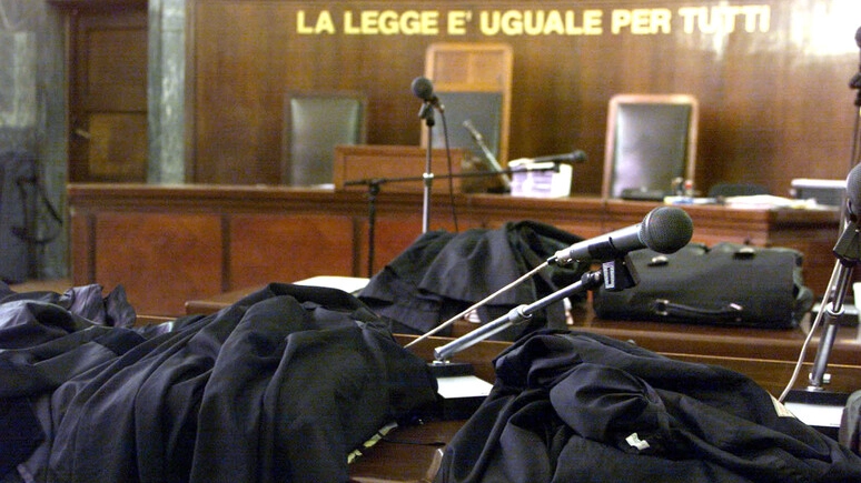 Un'aula di tribunale in una foto di repertorio Ansa Un'aula di tribunale in una foto di repertorio Ansa
