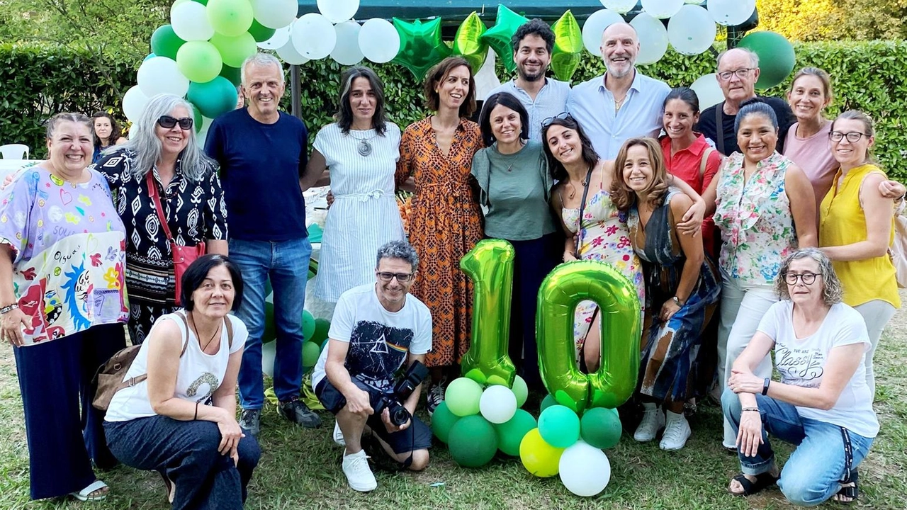 Un momento dei festeggiamenti